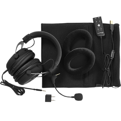 HyperX Cloud II - Gaming Headset, 7.1 Surround Sound, Memory Foam Ear Pads, Durable Aluminum Frame, Detachable Microphone