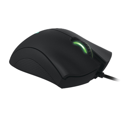 Razer DeathAdder V2 Special Edition Gaming Mouse: 20K DPI Optical Sensor - 2nd Gen Faster Optical Switch - 8 Programmable Buttons - Rubberized Side Grips - Ergonomic Design - Green Speedflex Cable